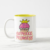 Cupcake Princess Zweifarbige Tasse (Links)