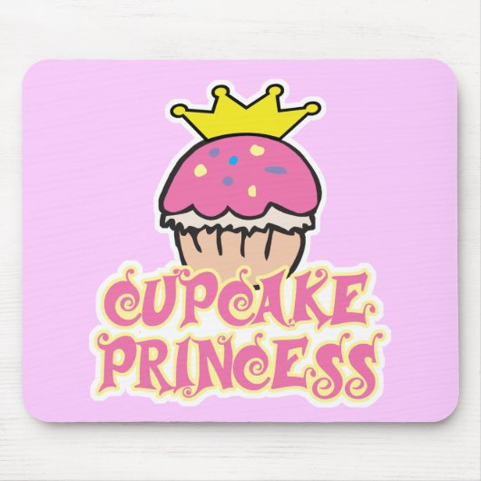 Cupcake Prinzessin Mousepad (Vorne)