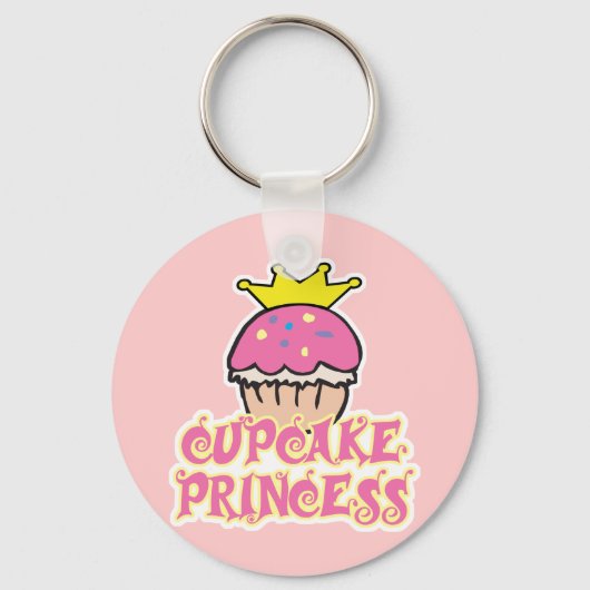 Cupcake Prinzessin Schlüsselanhänger (Vorderseite)