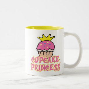 Cupcake Prinzessin Zweifarbige Tasse