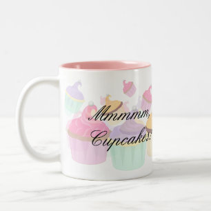 Cupcake-Produkte Lustig und Fantasievoll Zweifarbige Tasse
