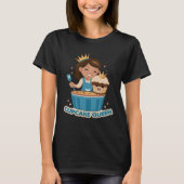 Cupcake Queen Backen Mama T-Shirt (Vorderseite)
