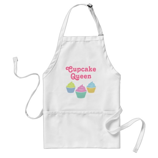 Cupcake Queen Cute baking apron for women Schürze (Vorne)
