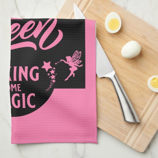 Cupcake Queen Geschirrtuch (Viertel Falte)