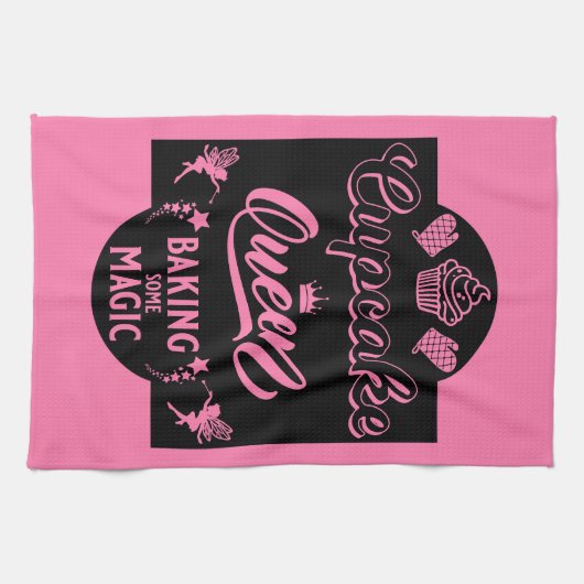 Cupcake Queen Geschirrtuch (Horizontal)