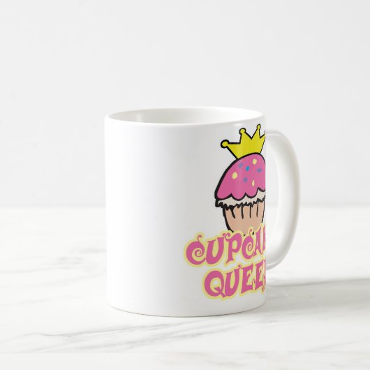 Cupcake Queen Kaffeetasse (VorderseiteRechts)