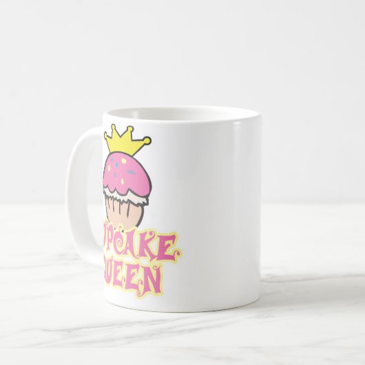Cupcake Queen Kaffeetasse (Vorderseite Links)