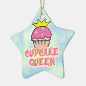Cupcake Queen Keramik Ornament (Links)