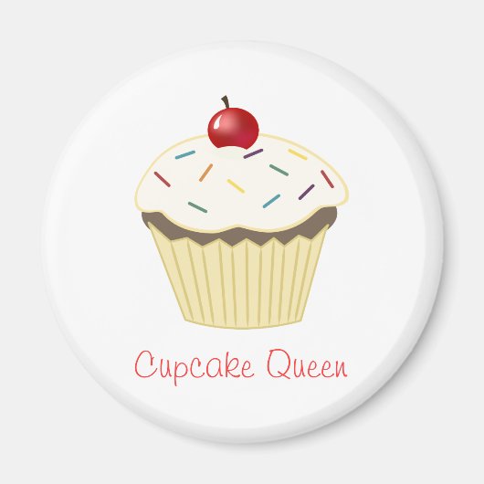 Cupcake Queen Magnet (Vorne)