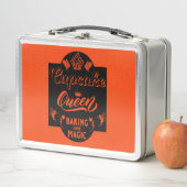 Cupcake Queen Metall Brotdose (Beispiel)
