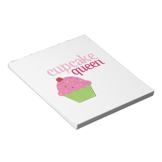 Cupcake Queen Notizblock (angewinkelt)