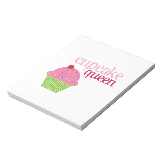 Cupcake Queen Notizblock (Rotiert)