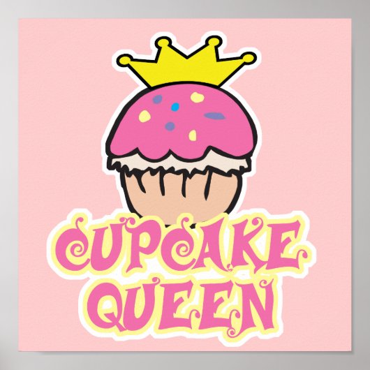 Cupcake Queen Poster (Vorne)
