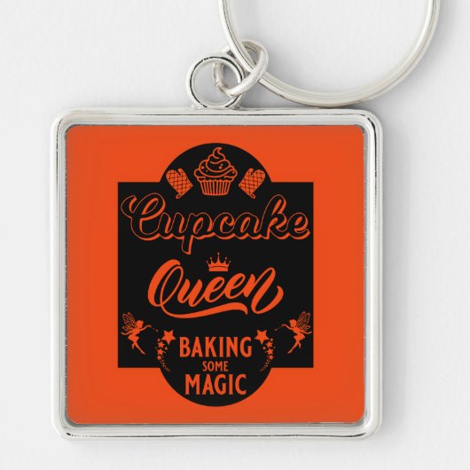 Cupcake Queen Schlüsselanhänger (Vorne)