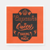Cupcake Queen Serviette (Vorderseite)