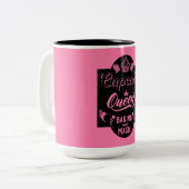 Cupcake Queen Zweifarbige Tasse (Vorderseite Links)
