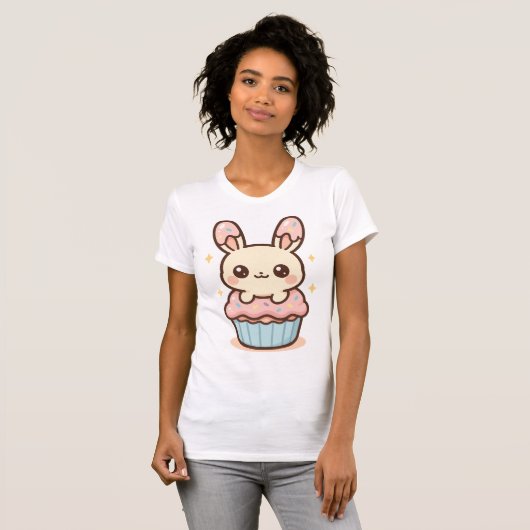 Cupcake Rabbit T-Shirt (Vorne ganz)
