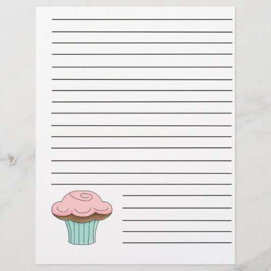 Cupcake Recipe Binder Pages (Vorderseite)