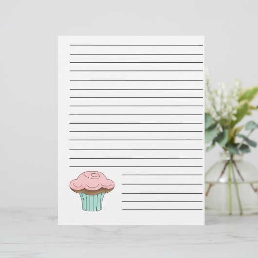 Cupcake Recipe Binder Pages (Stehend Vorderseite)