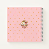 Cupcake Rezept Kochbuch Geschenk Notizblock (Rückseite)