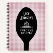Cupcake Rezepte Notizblock (Vorderseite)