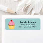 Cupcake Rücksendeadressen-Aufkleber (Insitu)