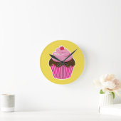 Cupcake Runde Wanduhr (Zuhause)