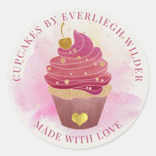 Cupcake Runder Aufkleber