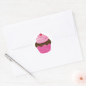 Cupcake Runder Aufkleber (Umschlag)
