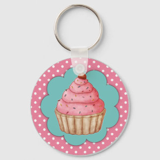 Cupcake-Schlüsselanhänger Schlüsselanhänger