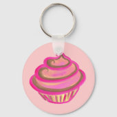 Cupcake-Schlüsselanhänger Schlüsselanhänger (Vorderseite)