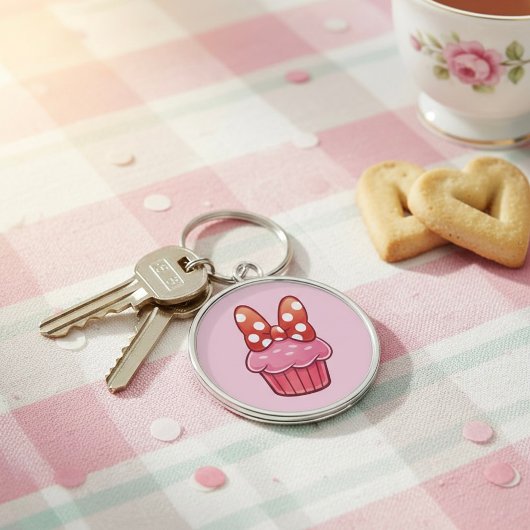 Cupcake-Schlüsselanhänger Schlüsselanhänger