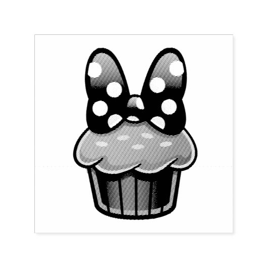 Cupcake Self-inking Stamp Permastempel (Design)