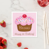 Cupcake Serviette (Beispiel)