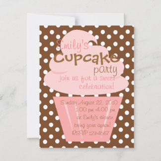 Cupcake Shaping up nett Einladung