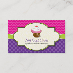 Cupcake Shop Business Card Visitenkarte