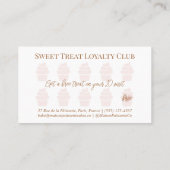 Cupcake Shop Pastry Chef Baking Utensils Bakery Treuekarte (Rückseite)