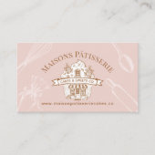 Cupcake Shop Pastry Chef Baking Utensils Bakery Treuekarte (Vorderseite)