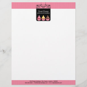 Cupcake Sign Baker Briefkopf