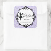 Cupcake Silhouette Packing Stickers (Tasche)