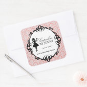 Cupcake Silhouette Packing Stickers (Umschlag)