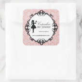 Cupcake Silhouette Packing Stickers (Tasche)