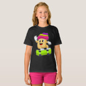 Cupcake Skater Skateboard T-Shirt (Vorne ganz)