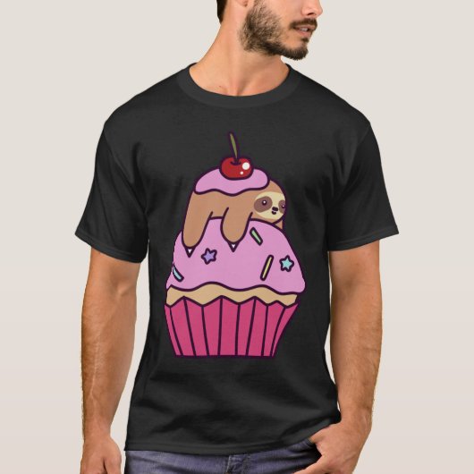 Cupcake Sloth T-Shirt (Vorderseite)