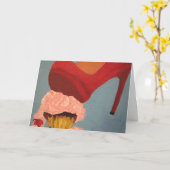 Cupcake Smash Karte (Gelbe Blume)
