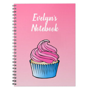 Cupcake-Spiral-Fotobuch Notizblock
