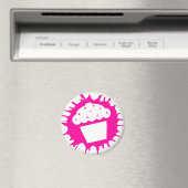 Cupcake-Splat Magnet (In Situ (Geschirrspüler))