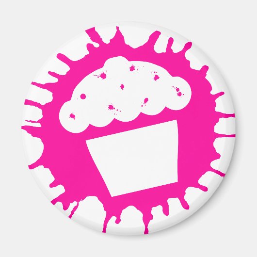 Cupcake-Splat Magnet (Vorne)