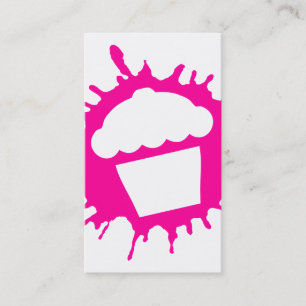 Cupcake-Splat Visitenkarte