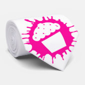 Cupcake-Splats Krawatte (Gerollt)